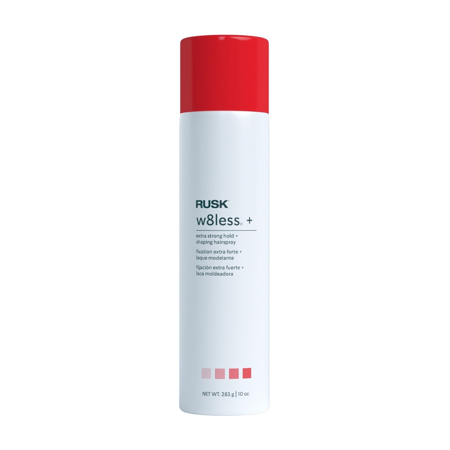 Rusk W8less Plus Extra Strong Lvoc Hair Spray 10 oz.