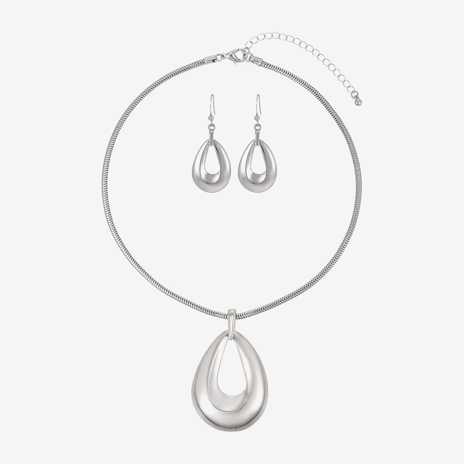 Bold Elements Womens 2-pc. Pendant Necklace Set