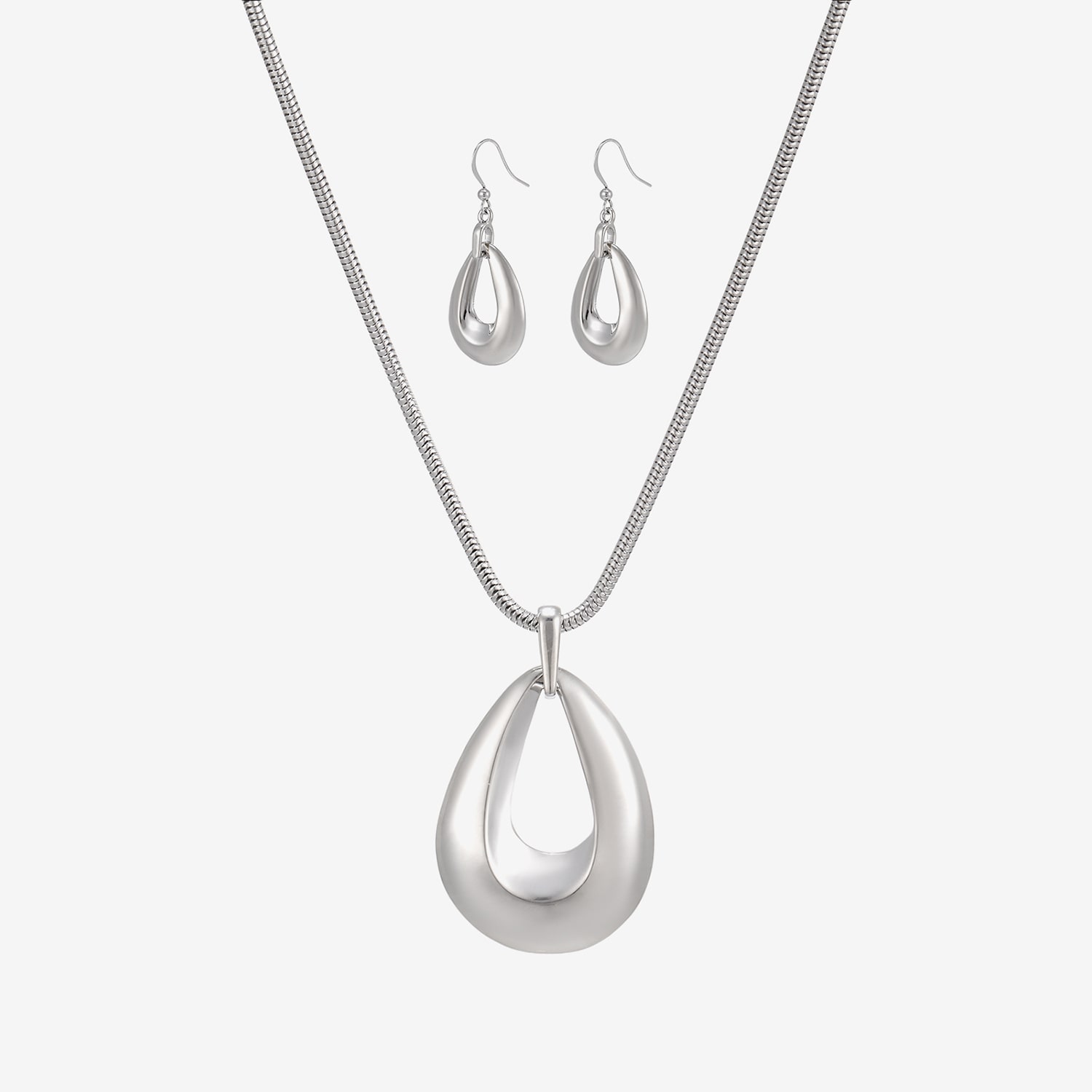 Bold Elements Womens 2-pc. Pendant Necklace Set
