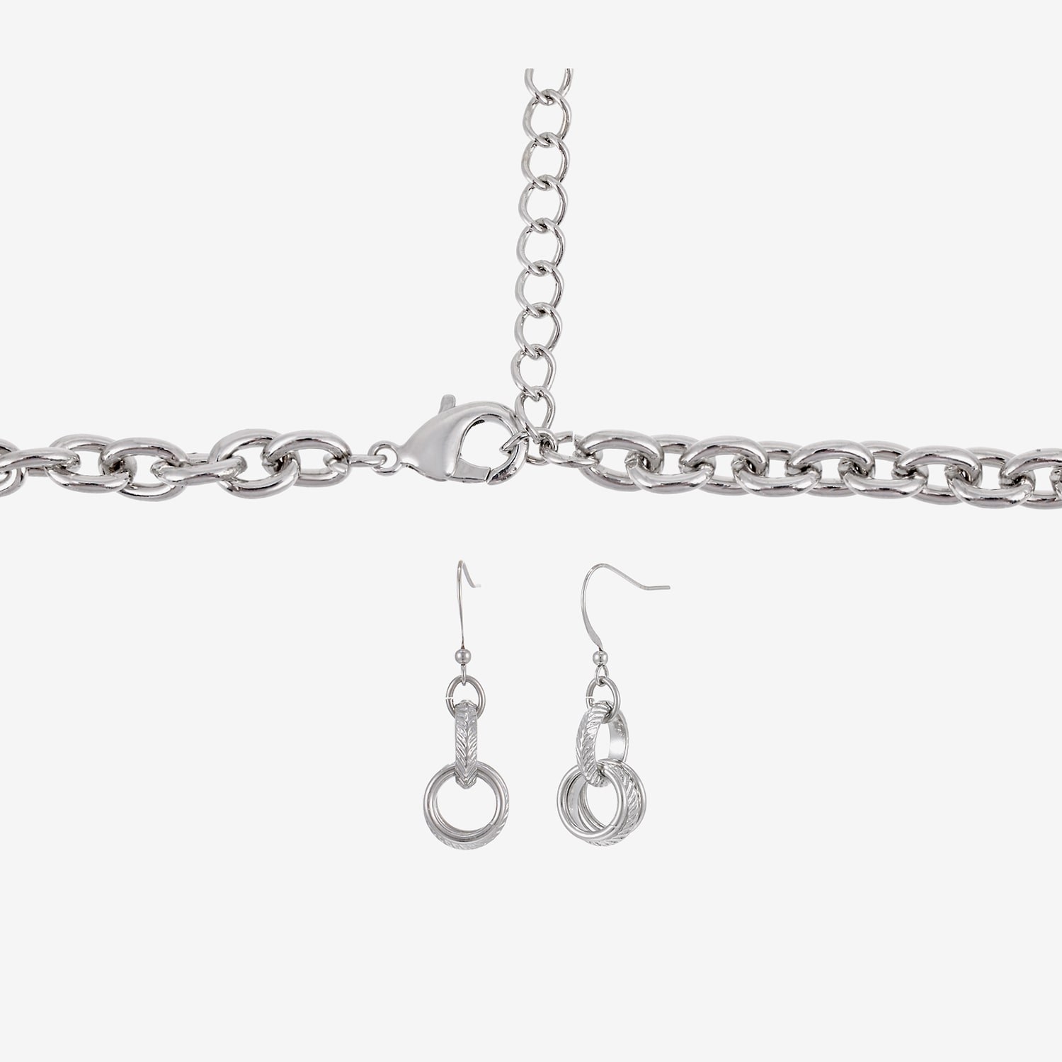 Bold Elements Womens 2-pc. Necklace Set