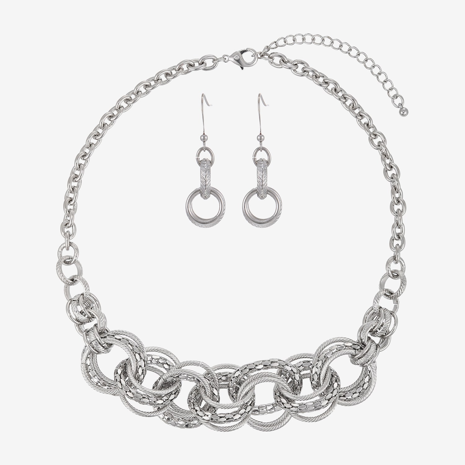 Bold Elements Womens 2-pc. Necklace Set