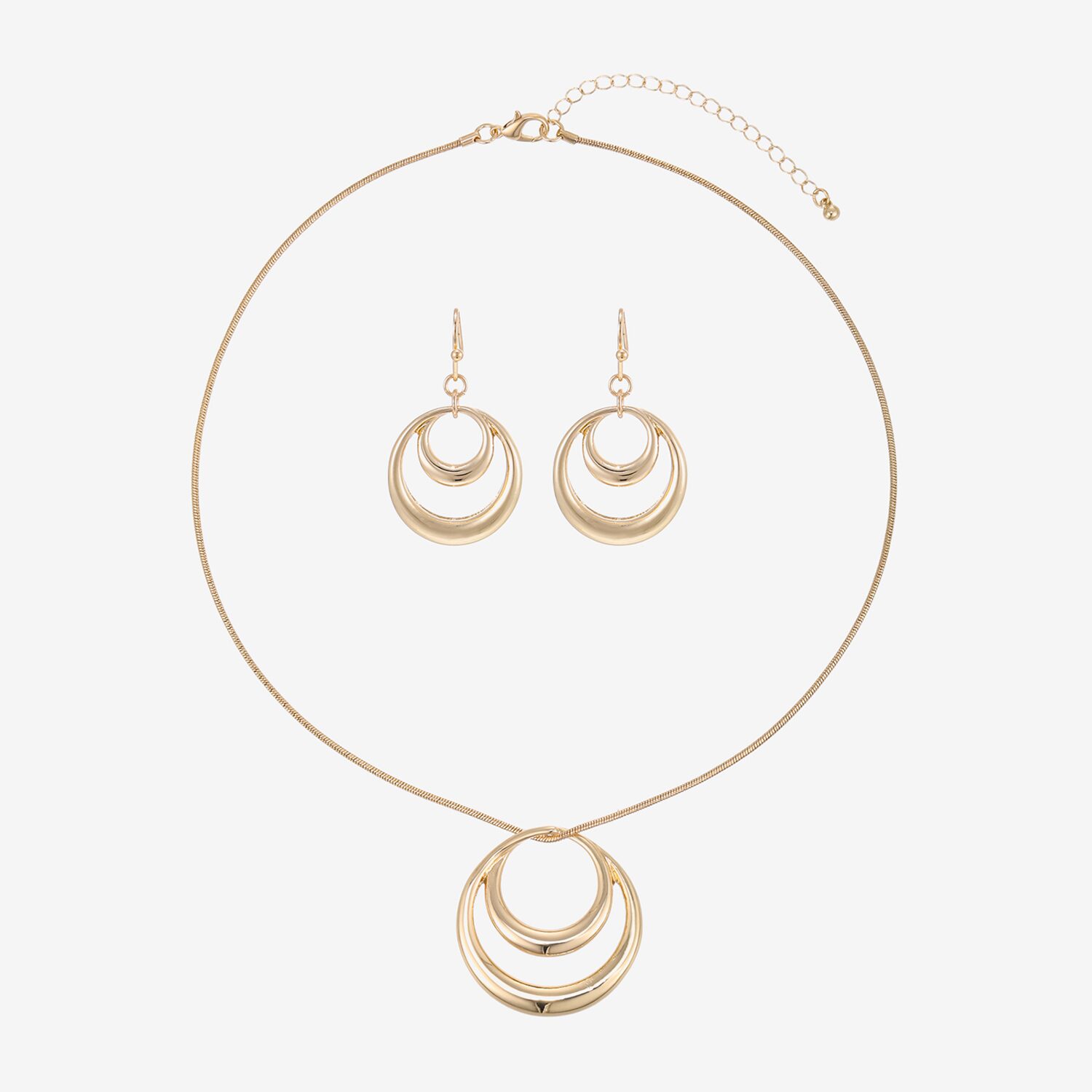 Bold Elements Womens 2-pc. Pendant Necklace Set