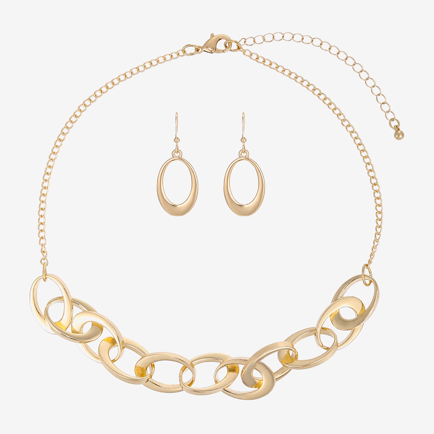 Bold Elements Womens 2-pc. Necklace Set