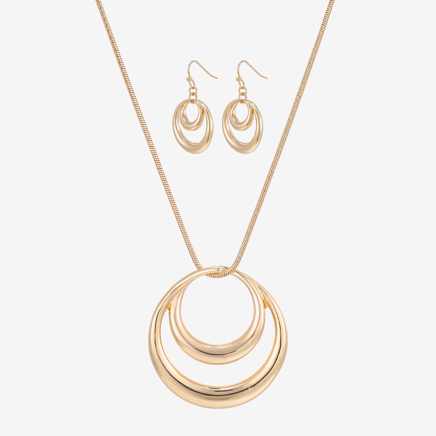 Bold Elements Womens 2-pc. Pendant Necklace Set