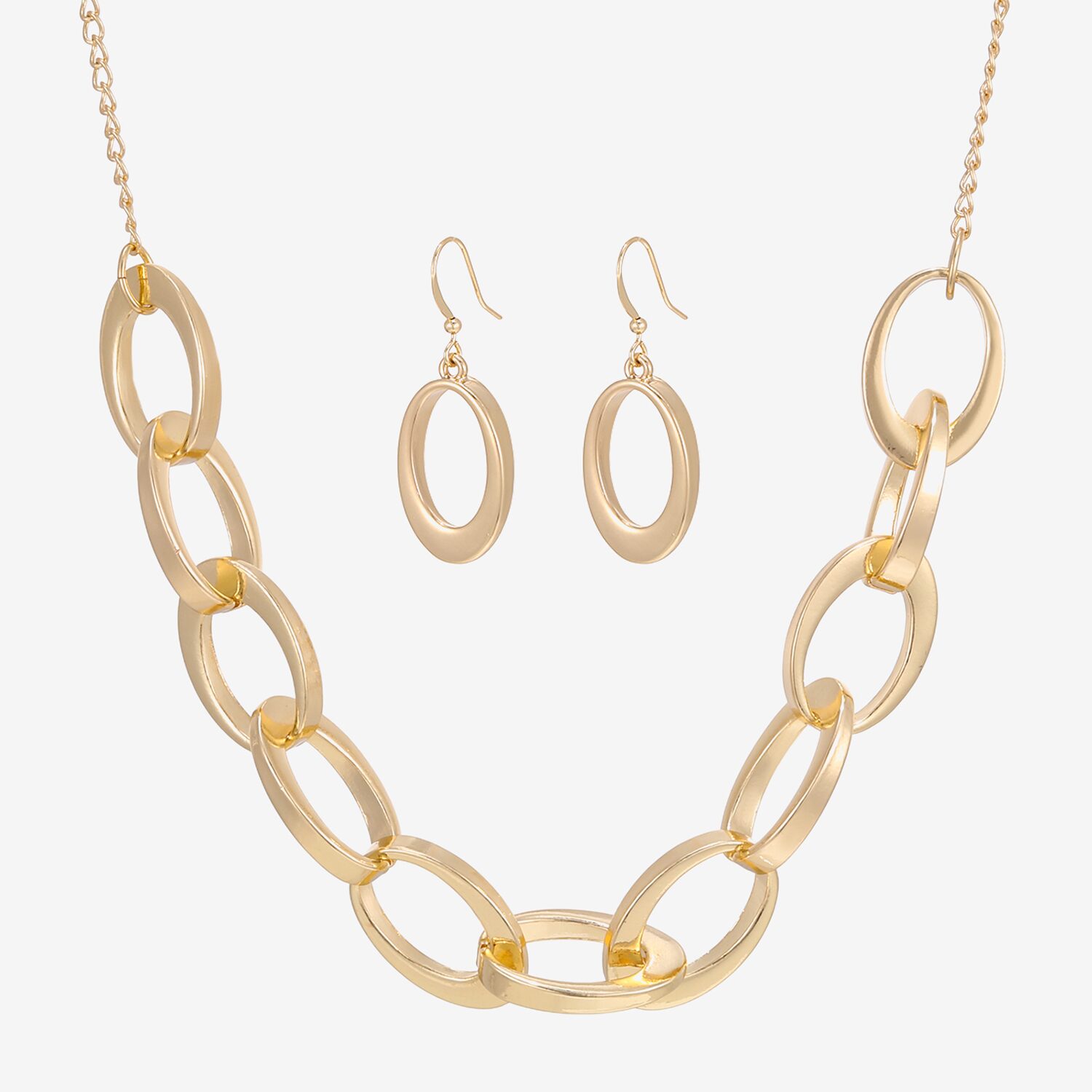 Bold Elements Womens 2-pc. Necklace Set