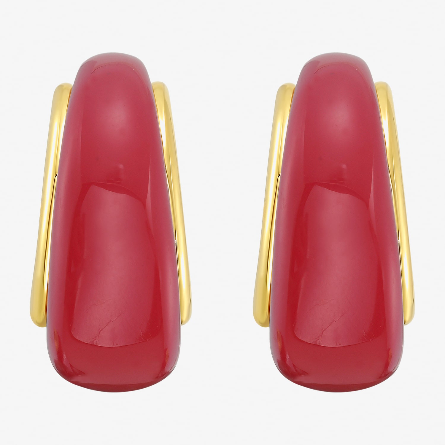 RM Rebecca Minkoff Womens 19mm Hoop Earrings