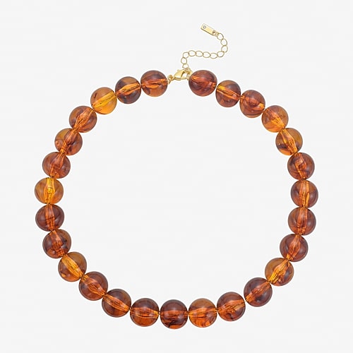 Rm Rebecca Minkoff Womens Beaded Necklace In Brown