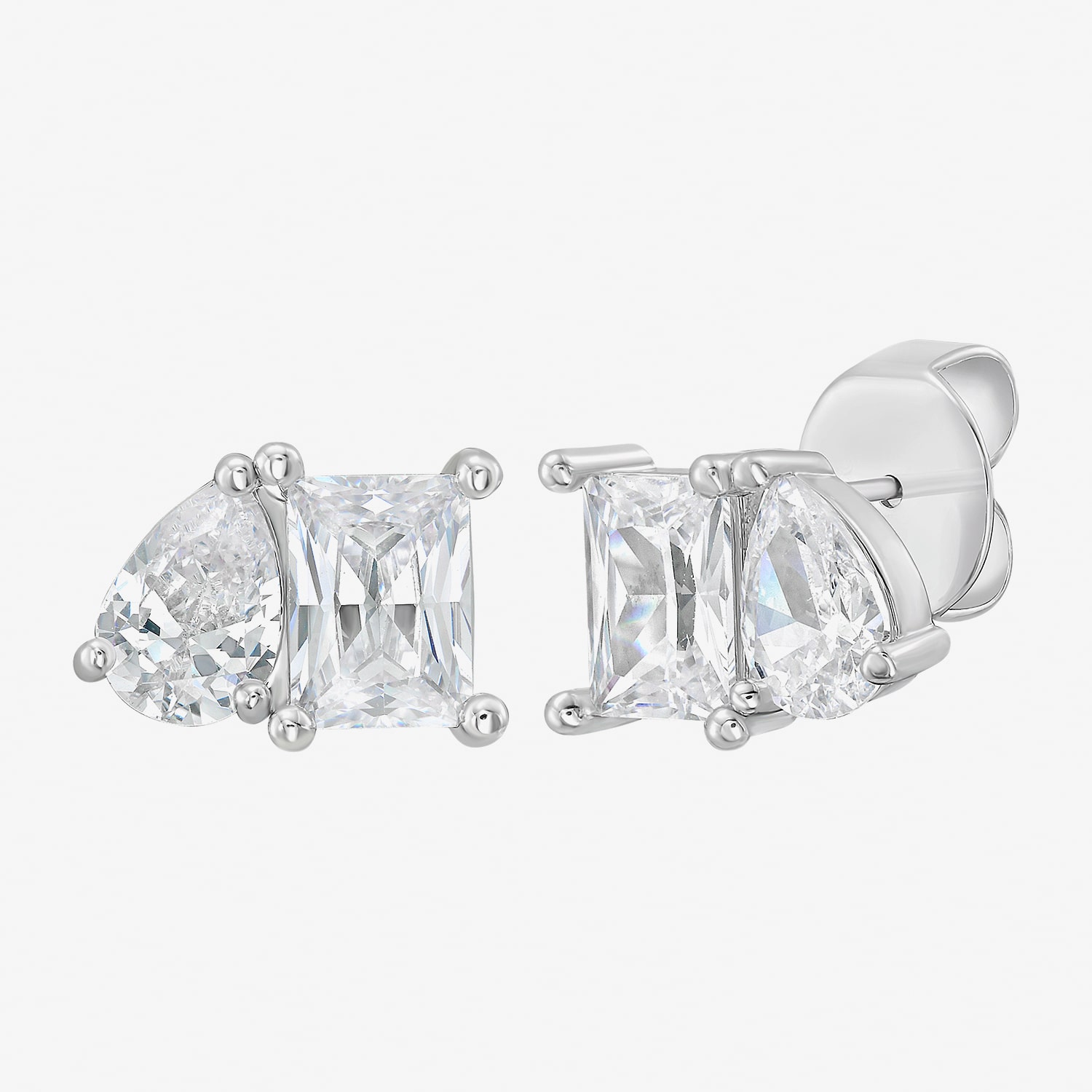 RM Rebecca Minkoff Cubic Zirconia 7mm Stud Earrings
