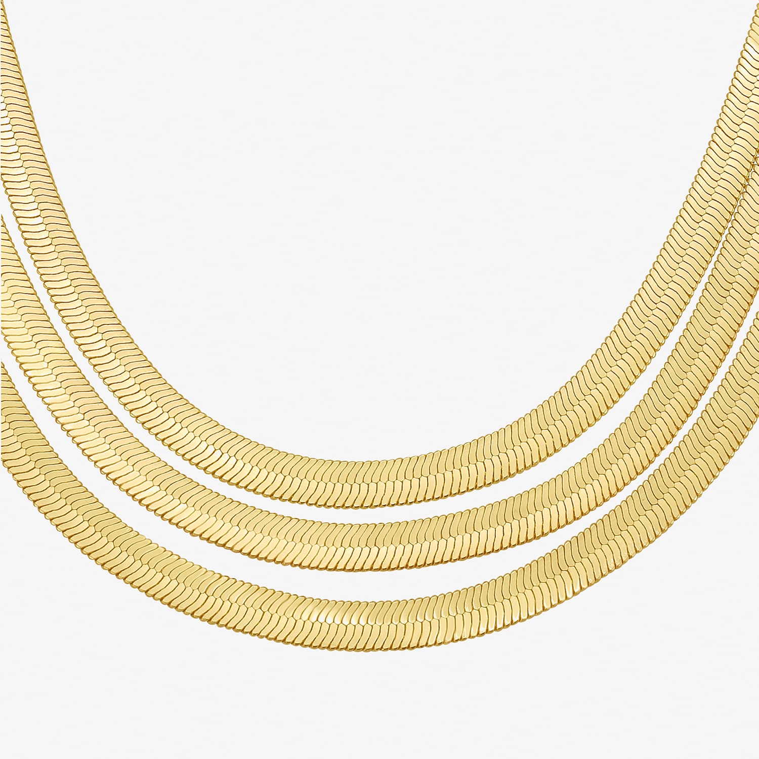 RM Rebecca Minkoff Womens 14K Gold Over Brass 20 Inch Strand Necklace