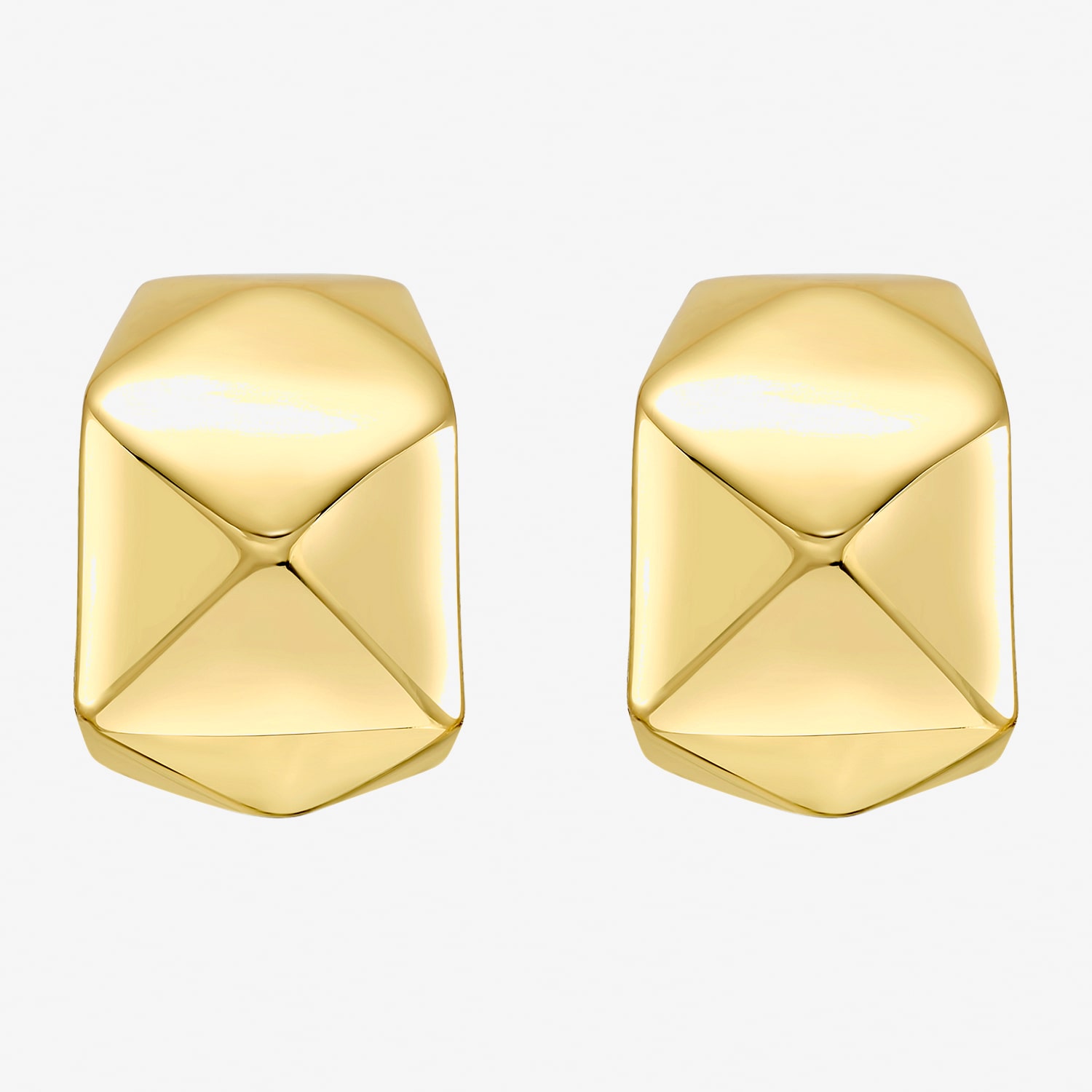 RM Rebecca Minkoff 14K Gold Over Brass 20mm Stud Earrings