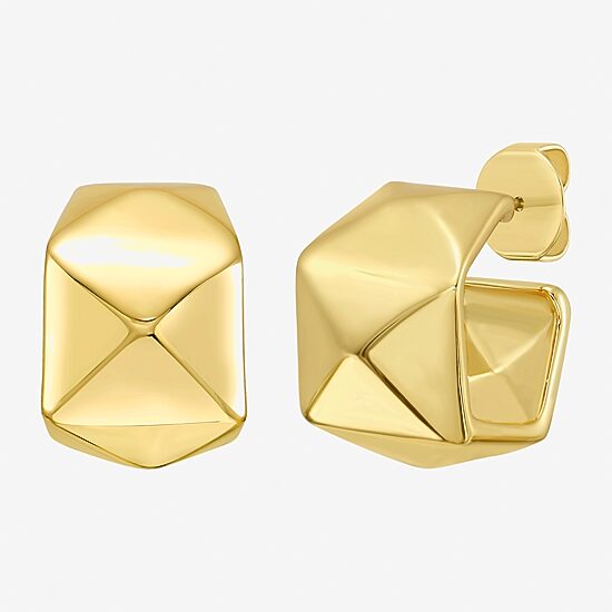 RM Rebecca Minkoff 14K Gold Over Brass 20mm Stud Earrings
