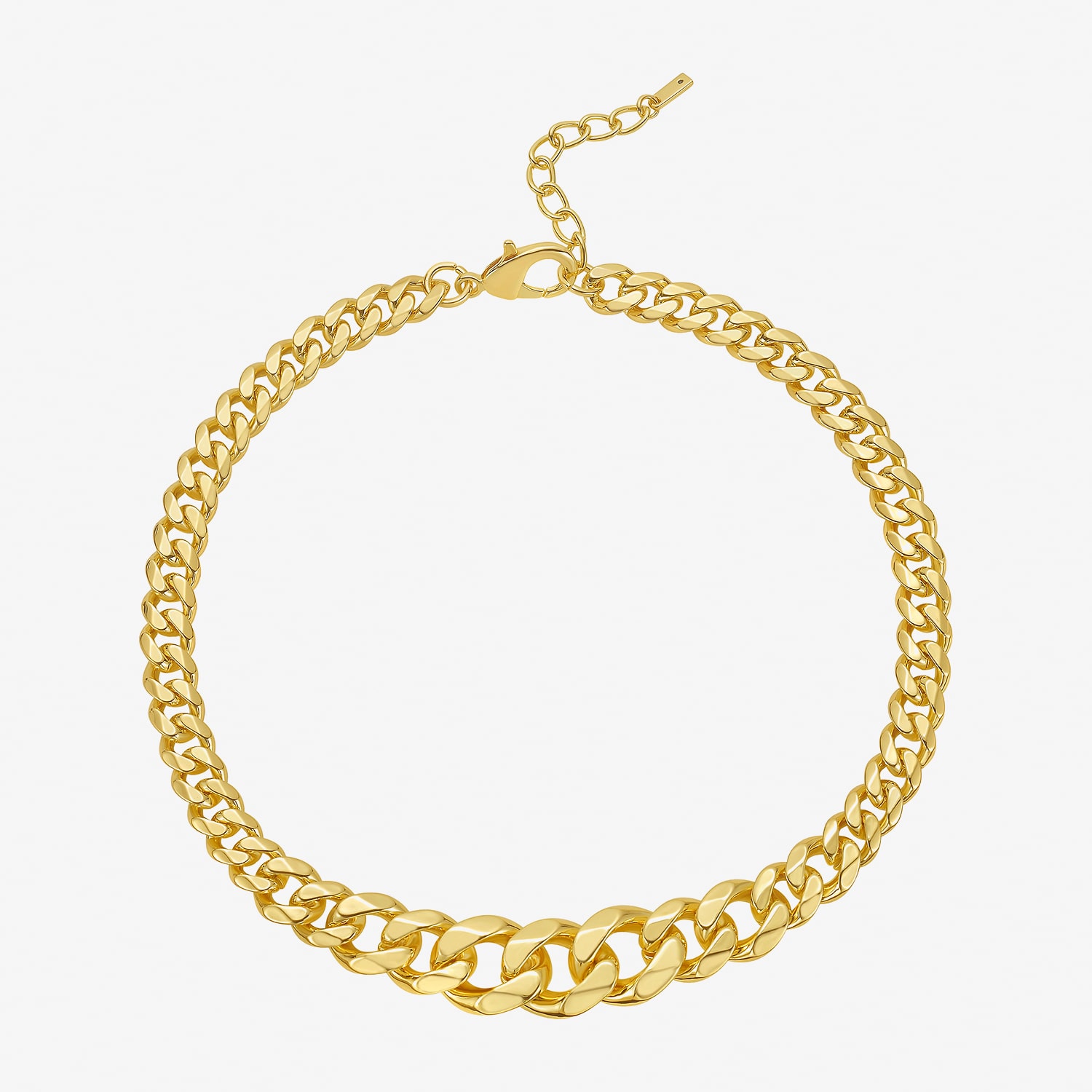 RM Rebecca Minkoff Womens 14K Gold Over Brass 16 Inch Link Chain Necklace