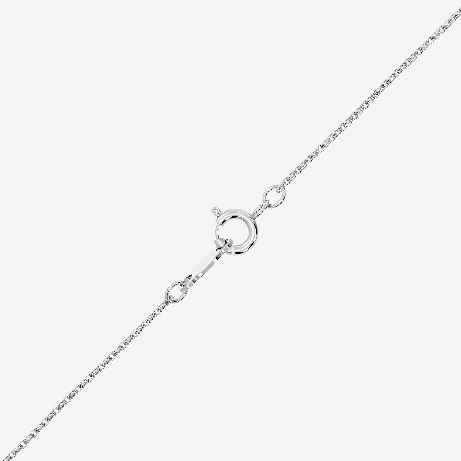 (F / Vs1) Womens 5 CT. T.W. Lab Grown White Diamond 14K Gold 18 Inch Pendant Necklace