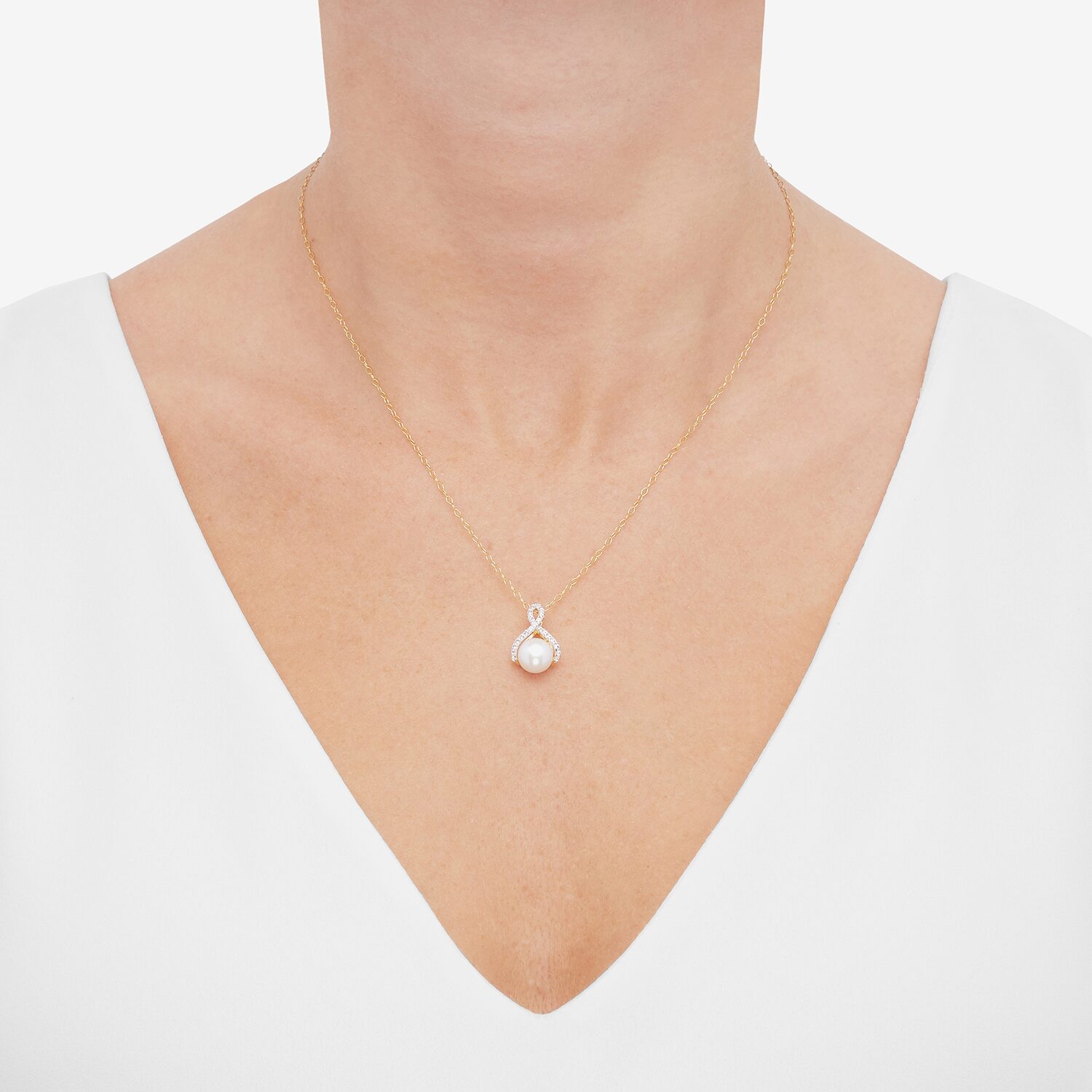 Womens Dyed White Cultured Freshwater Pearl 14K Gold Over Silver 2-pc. Jewelry Set