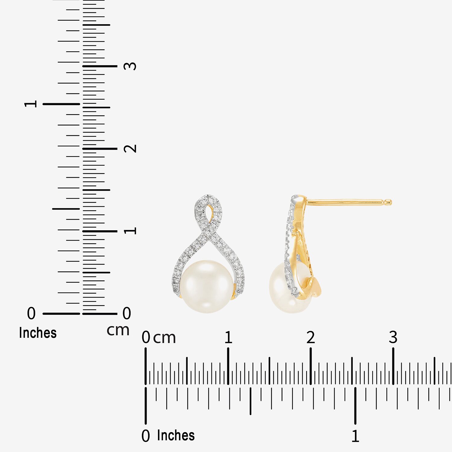 Womens Dyed White Cultured Freshwater Pearl 14K Gold Over Silver 2-pc. Jewelry Set