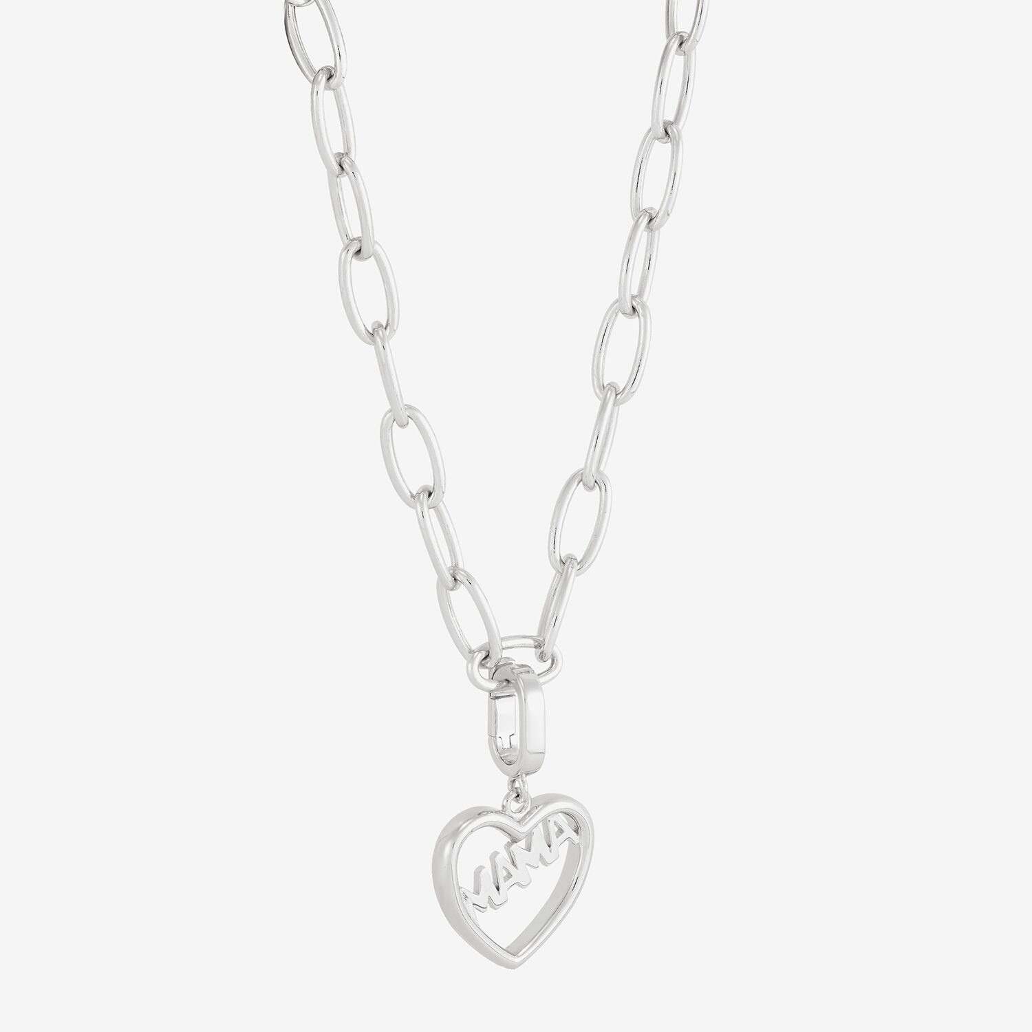 Womens Sterling Silver Inch Cable Chain Necklace