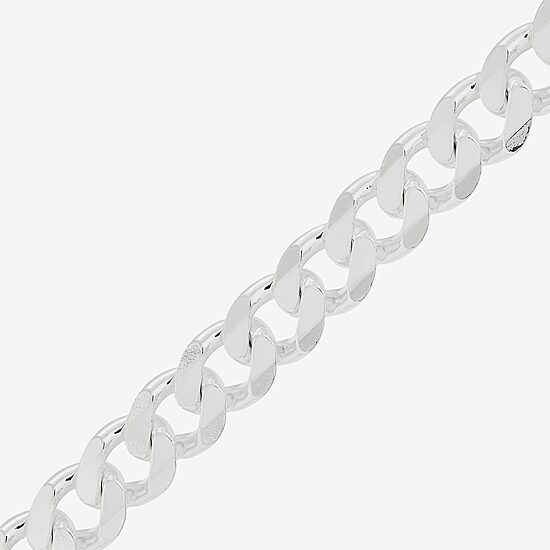 Limited Quantities! Mens Sterling Silver 18 Inch Curb Chain Necklace