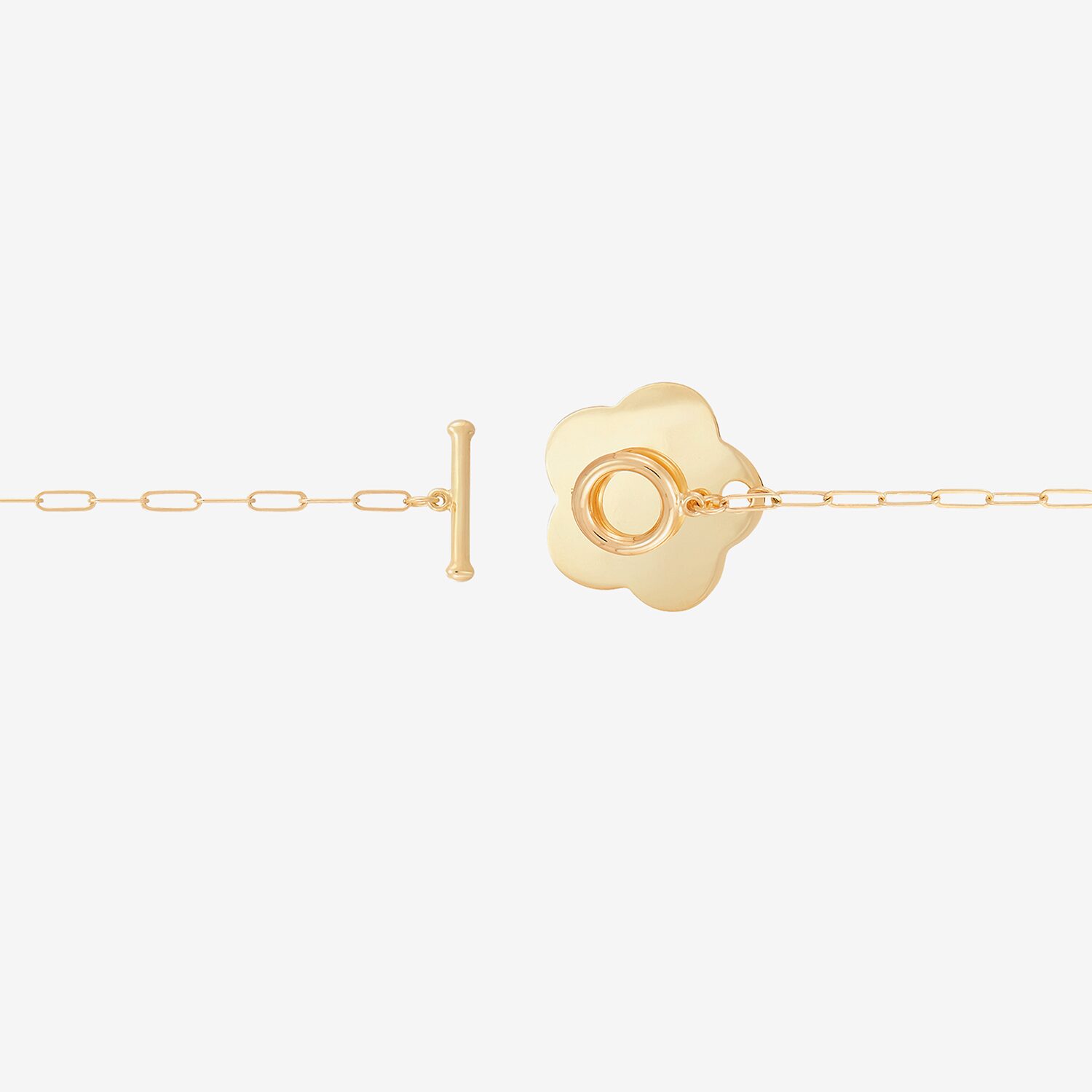 Limited Quantities! Womens 10K Gold Flower 18 Inch Pendant Necklace