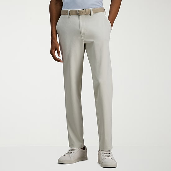 Haggar Modern Khaki Mens Slim Fit Dress Flat Front Pant