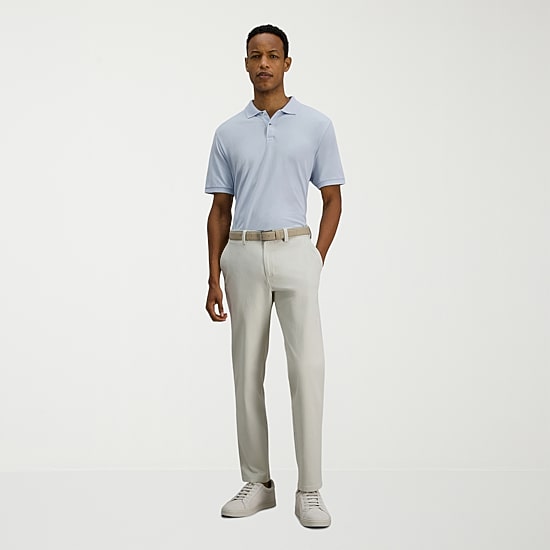 Haggar Modern Khaki Mens Slim Fit Dress Flat Front Pant