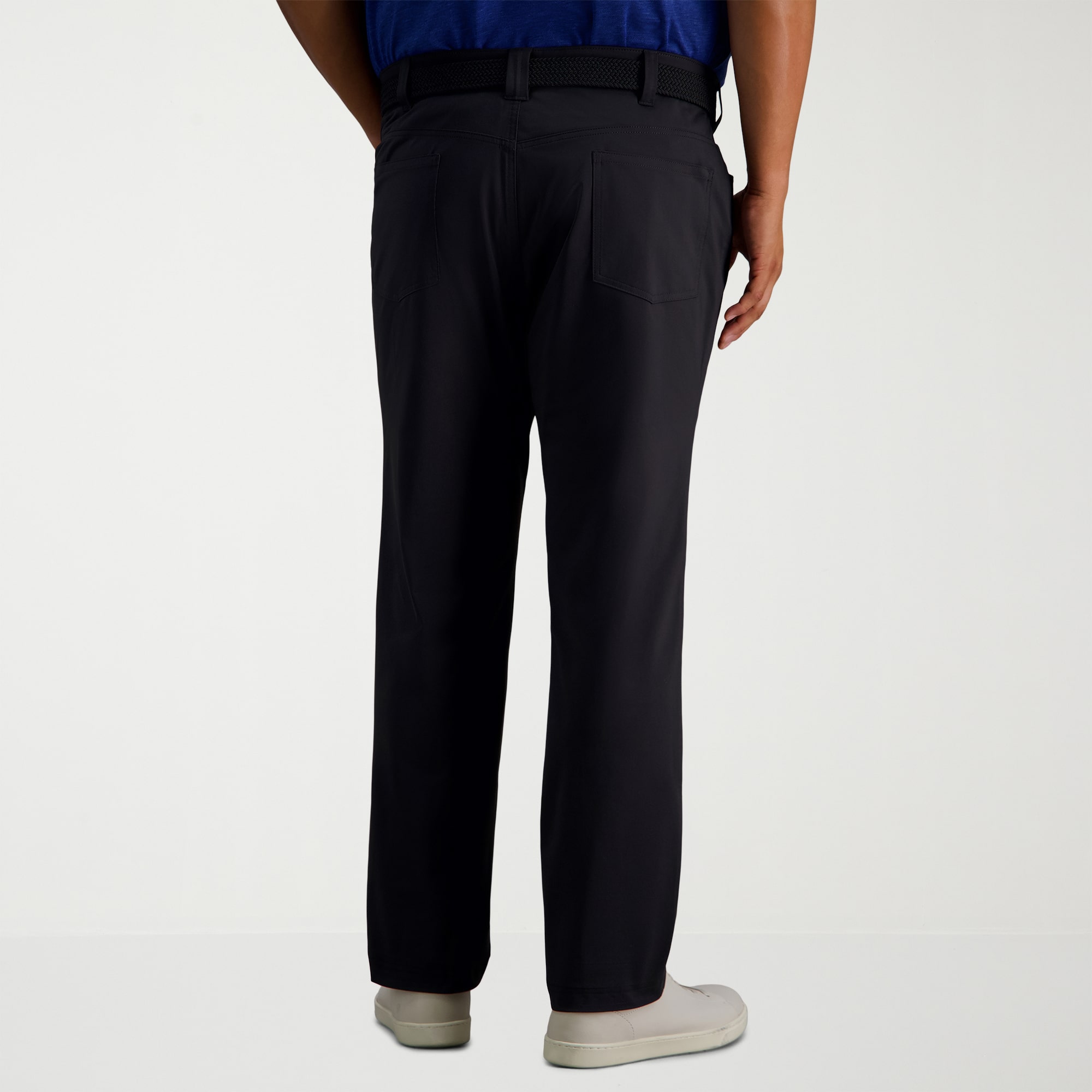 Haggar Sport Nylon 5-Pocket Mens Straight Fit Big and Tall Flat Front Pant