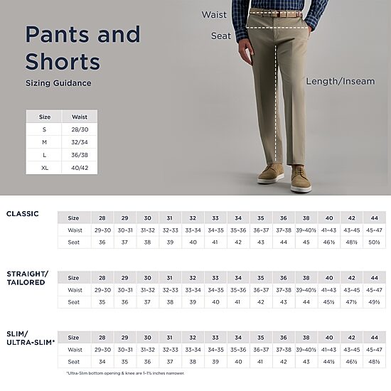 Haggar Sport Nylon 5-Pocket Mens Straight Fit Big and Tall Flat Front Pant