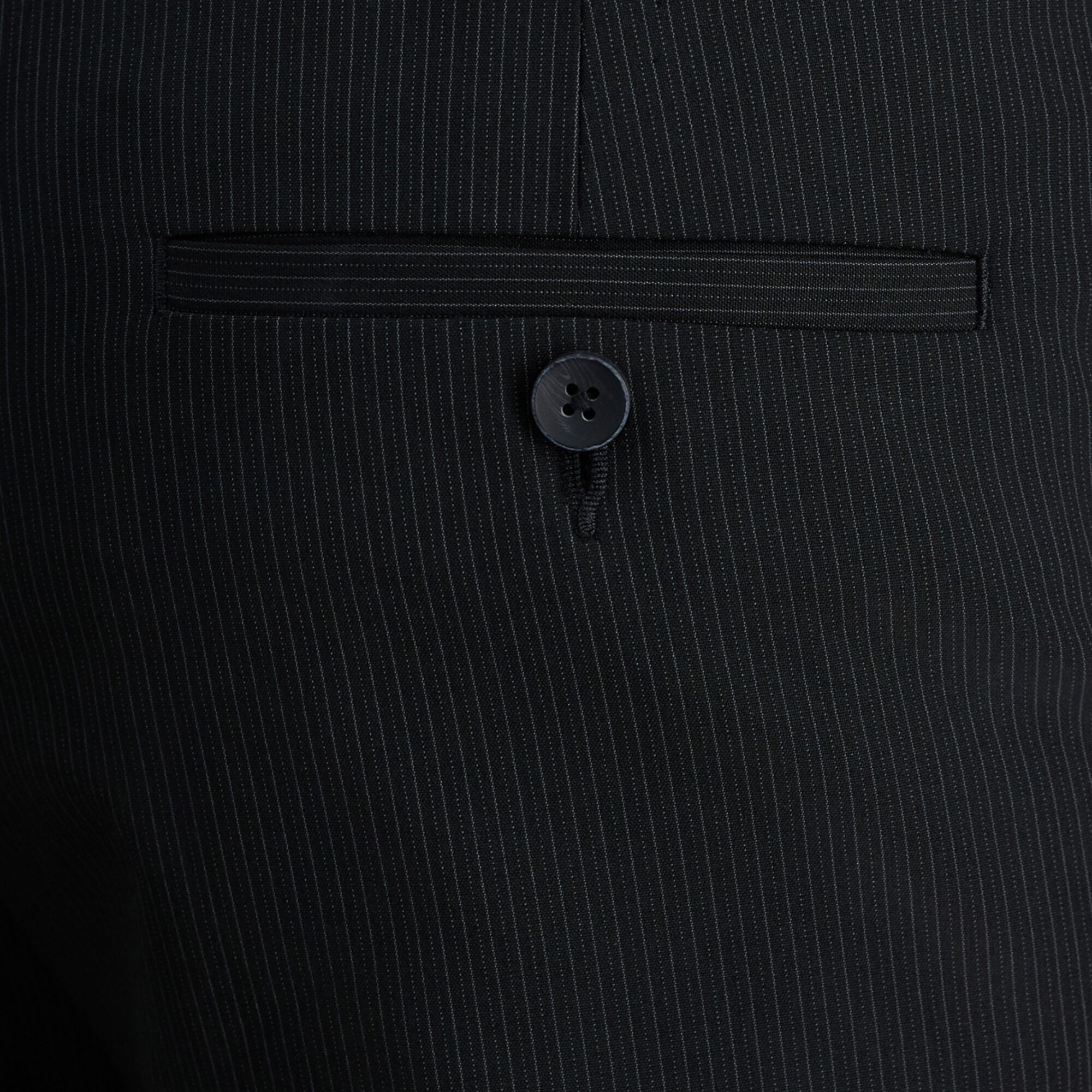 Haggar JMH Mens Stretch Fabric Classic Fit Striped Flat Front Suit Pant
