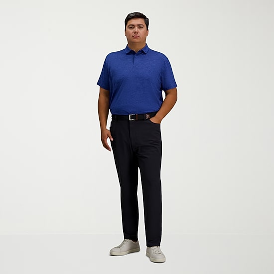 Haggar Sport Nylon 5-Pocket Mens Straight Fit Big and Tall Flat Front Pant