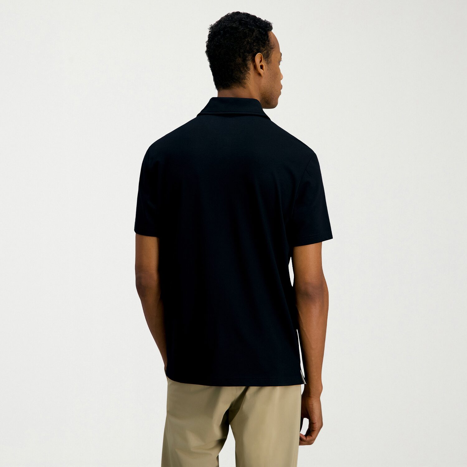 Haggar Pique Mens Regular Fit Short Sleeve Polo Shirt