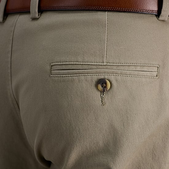 Haggar Modern Khaki Mens Classic Fit Dress Flat Front Pant