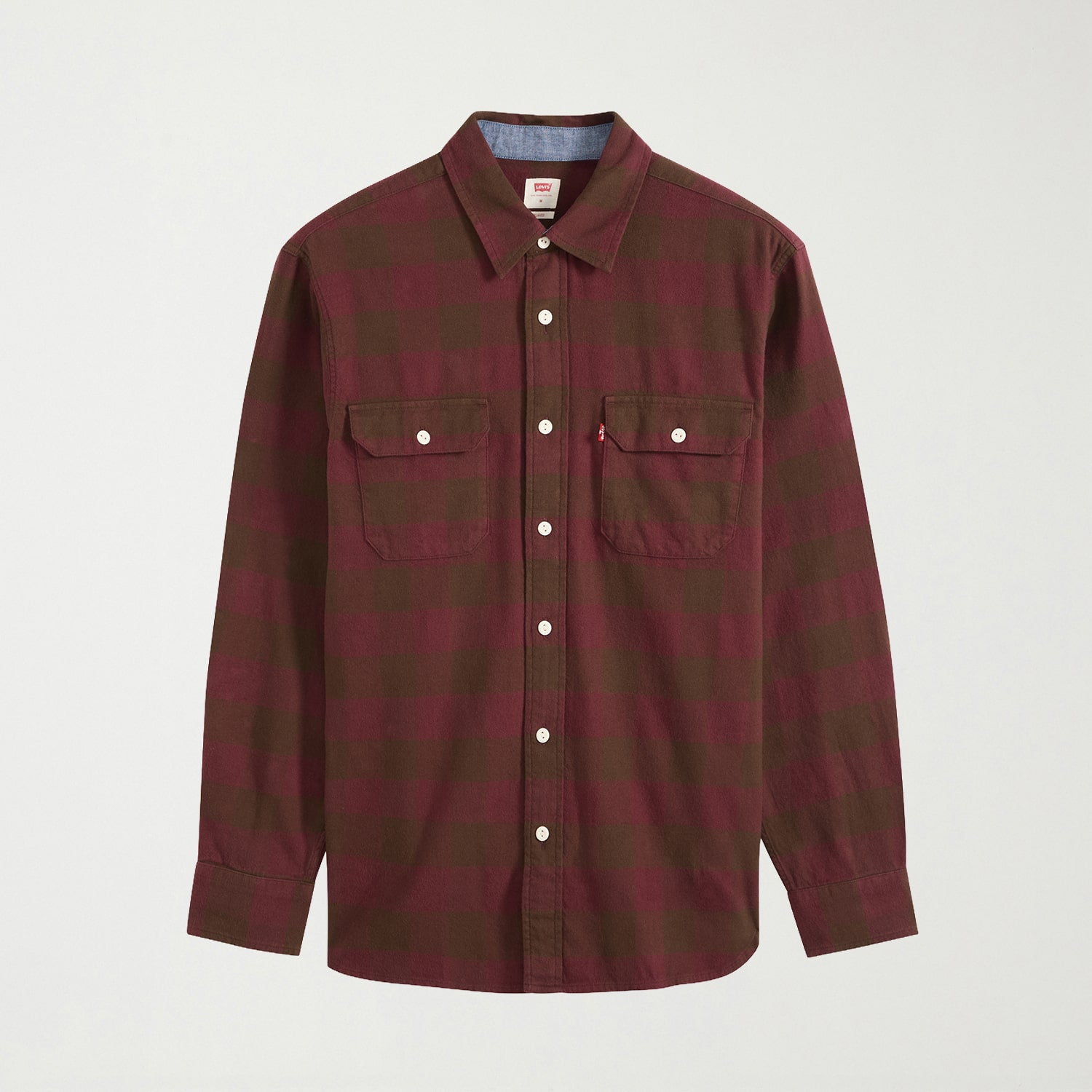 Levi's® Mens Long Sleeve Regular Fit Flannel Shirt
