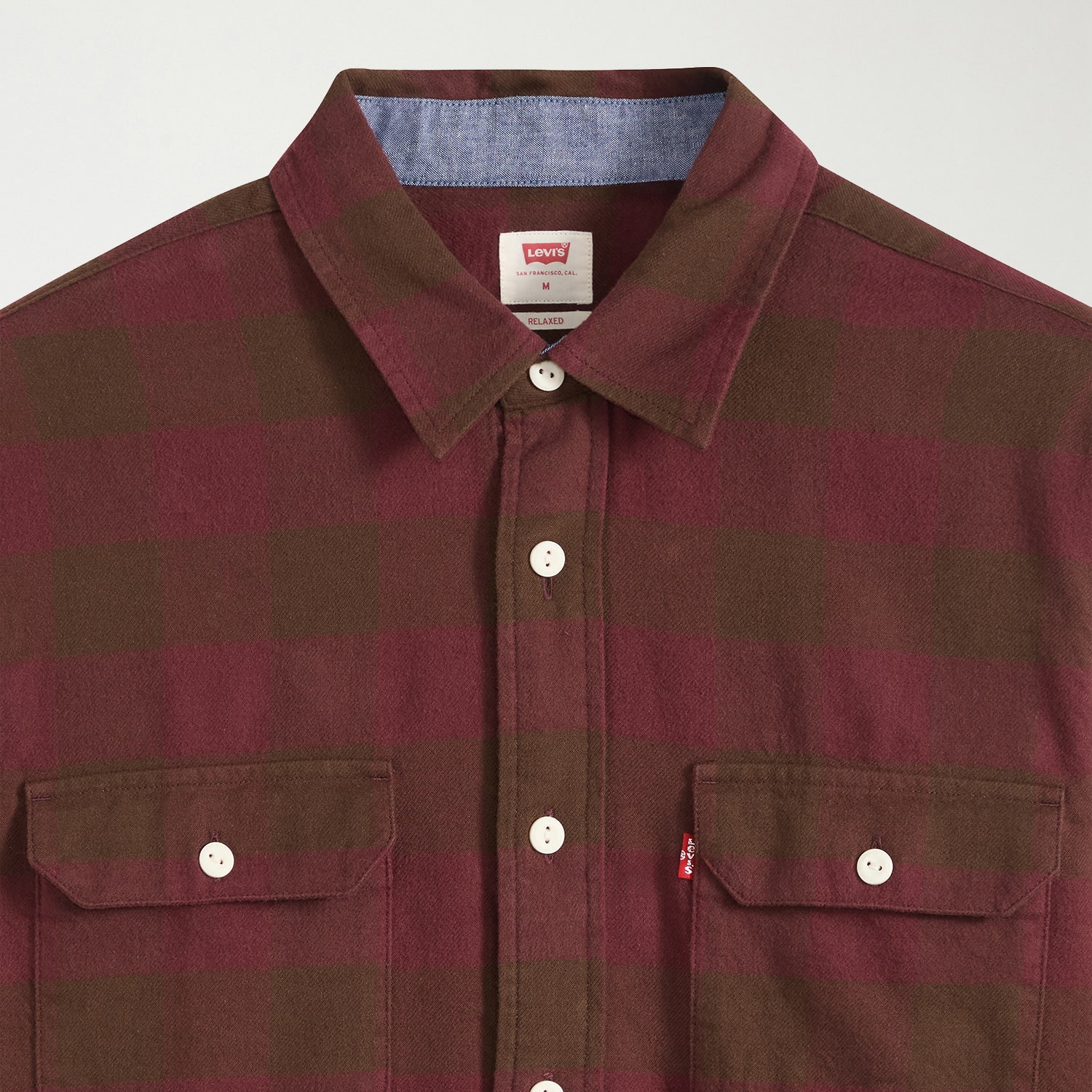 Levi's® Mens Long Sleeve Regular Fit Flannel Shirt