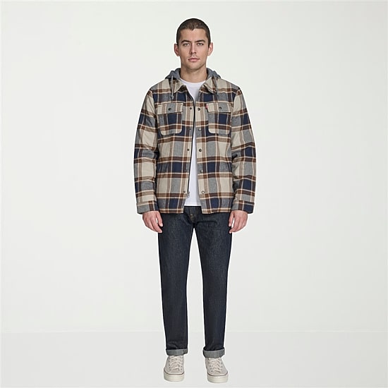 Levi's® Mens Hooded Midweight Shirt Jacket