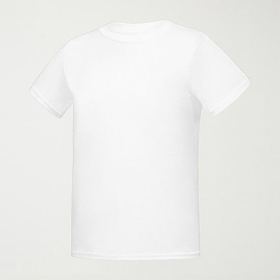 Hanes Boys 5 Pack Short Sleeve Crew Neck Moisture Wicking T-Shirt