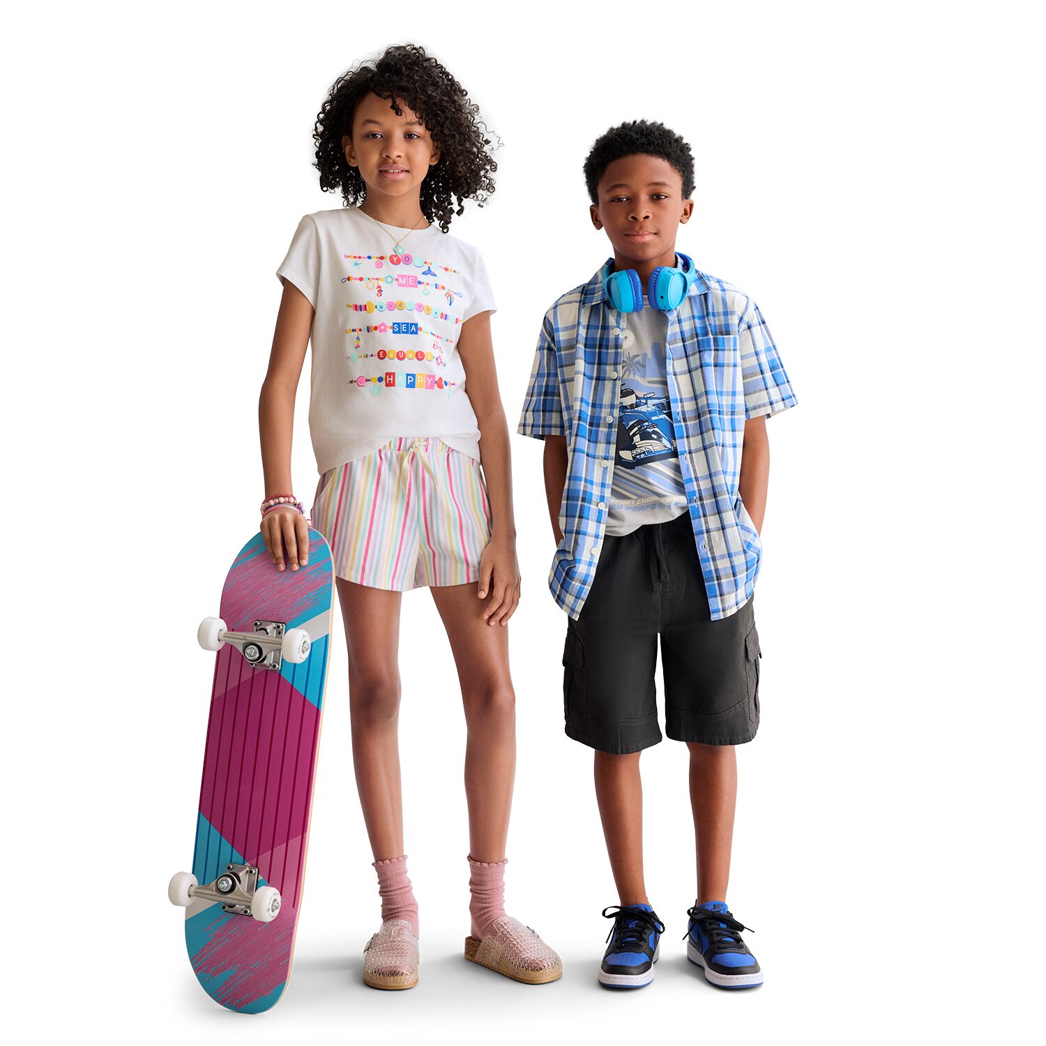 Thereabouts Little & Big Kid Boys Short Sleeve Regular Fit Button-Down Shirt