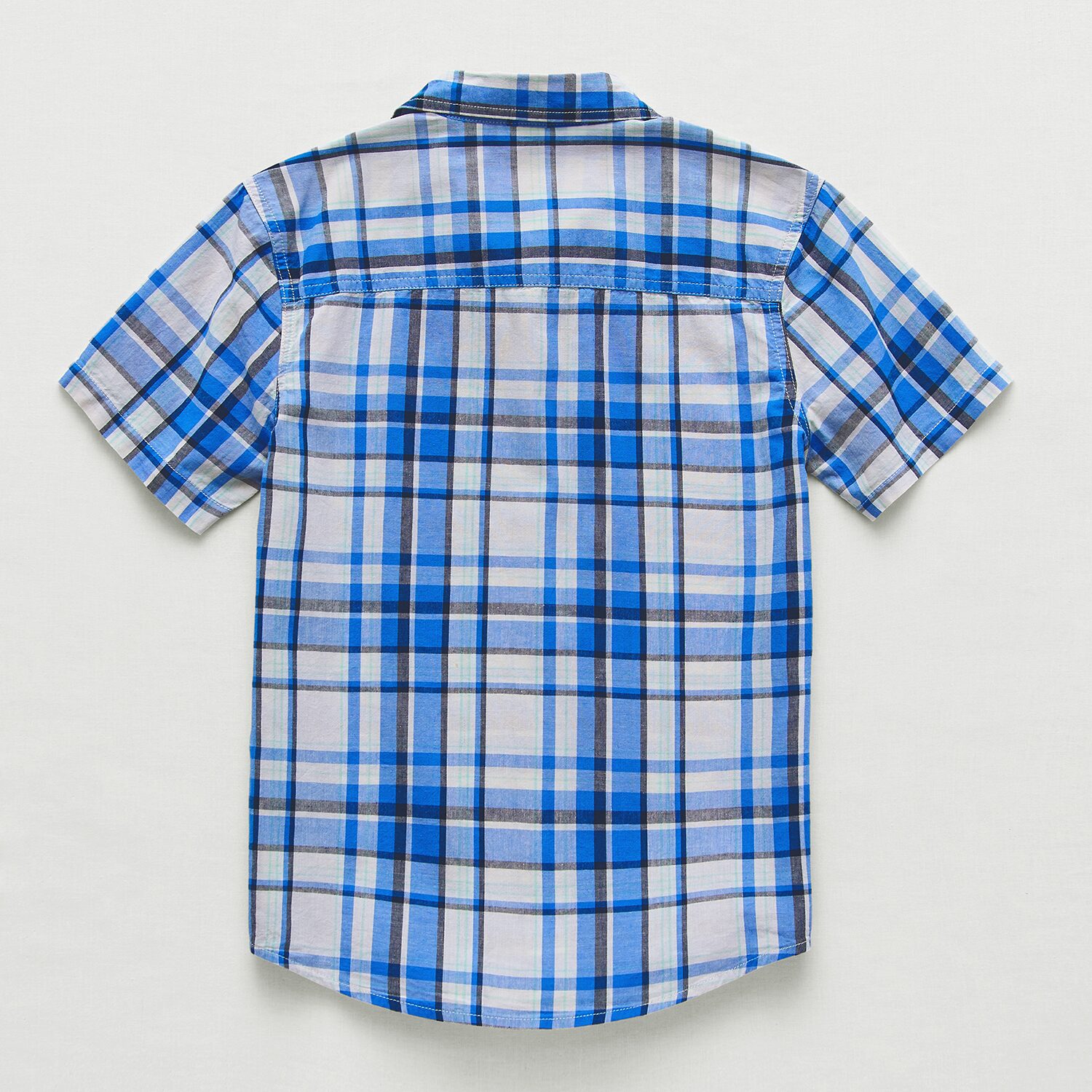 Thereabouts Little & Big Kid Boys Short Sleeve Regular Fit Button-Down Shirt
