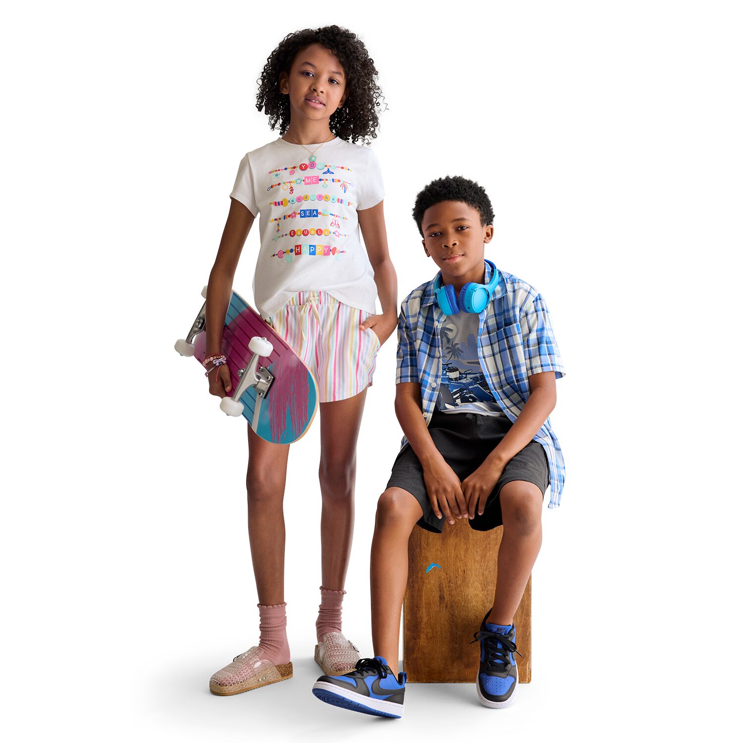 Thereabouts Little & Big Kid Boys Short Sleeve Regular Fit Button-Down Shirt