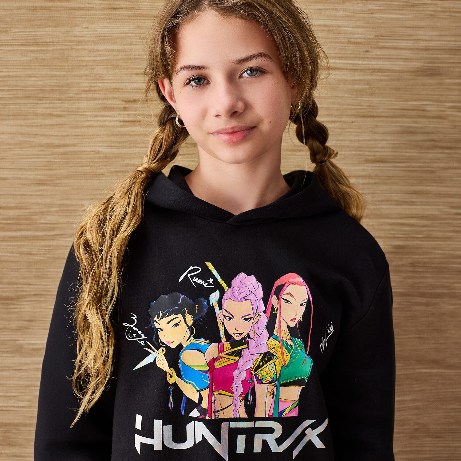 Little & Big Kid Girls Long Sleeve KPOP Demon Hunters Hoodie