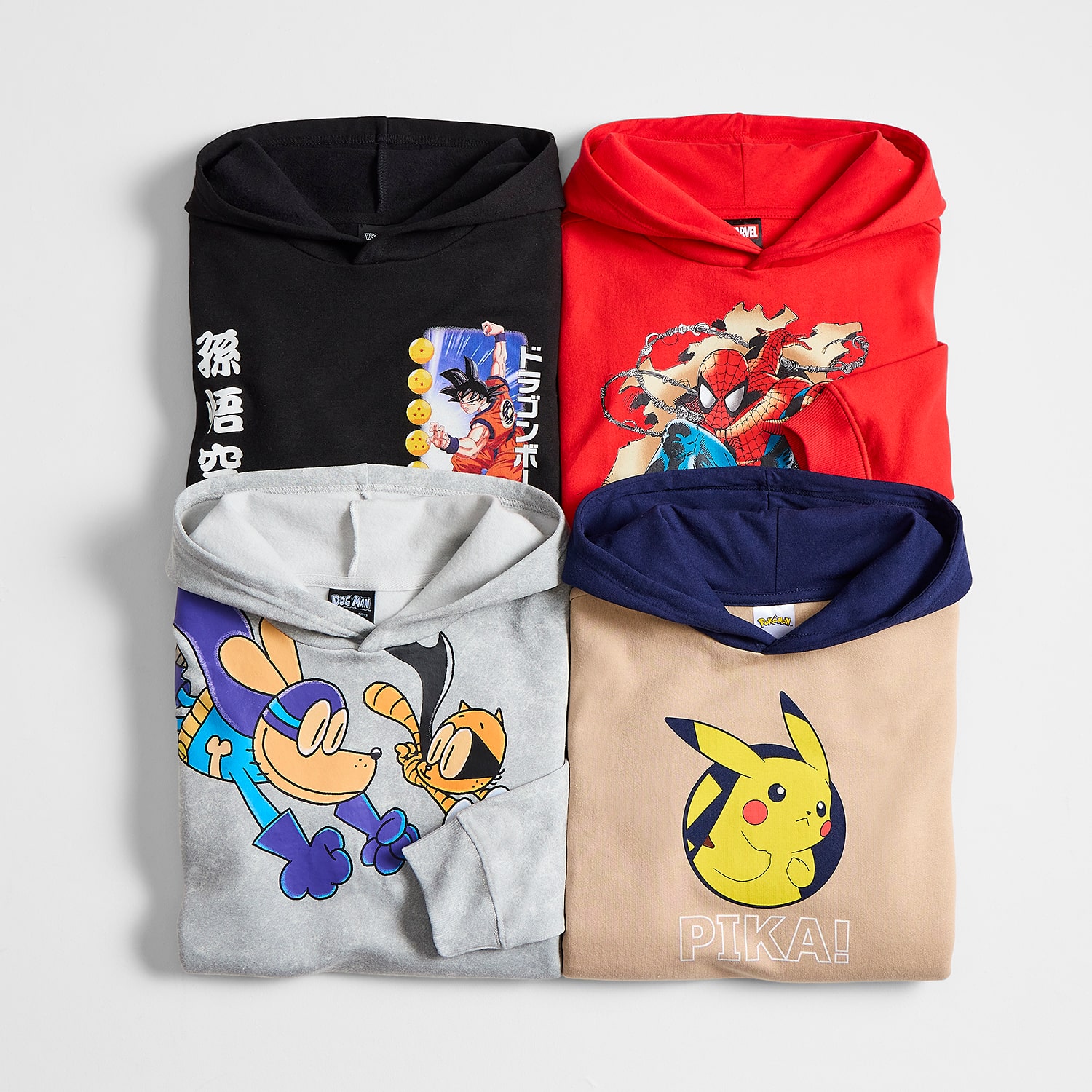 Little & Big Kid Boys Long Sleeve Dog Man Hoodie