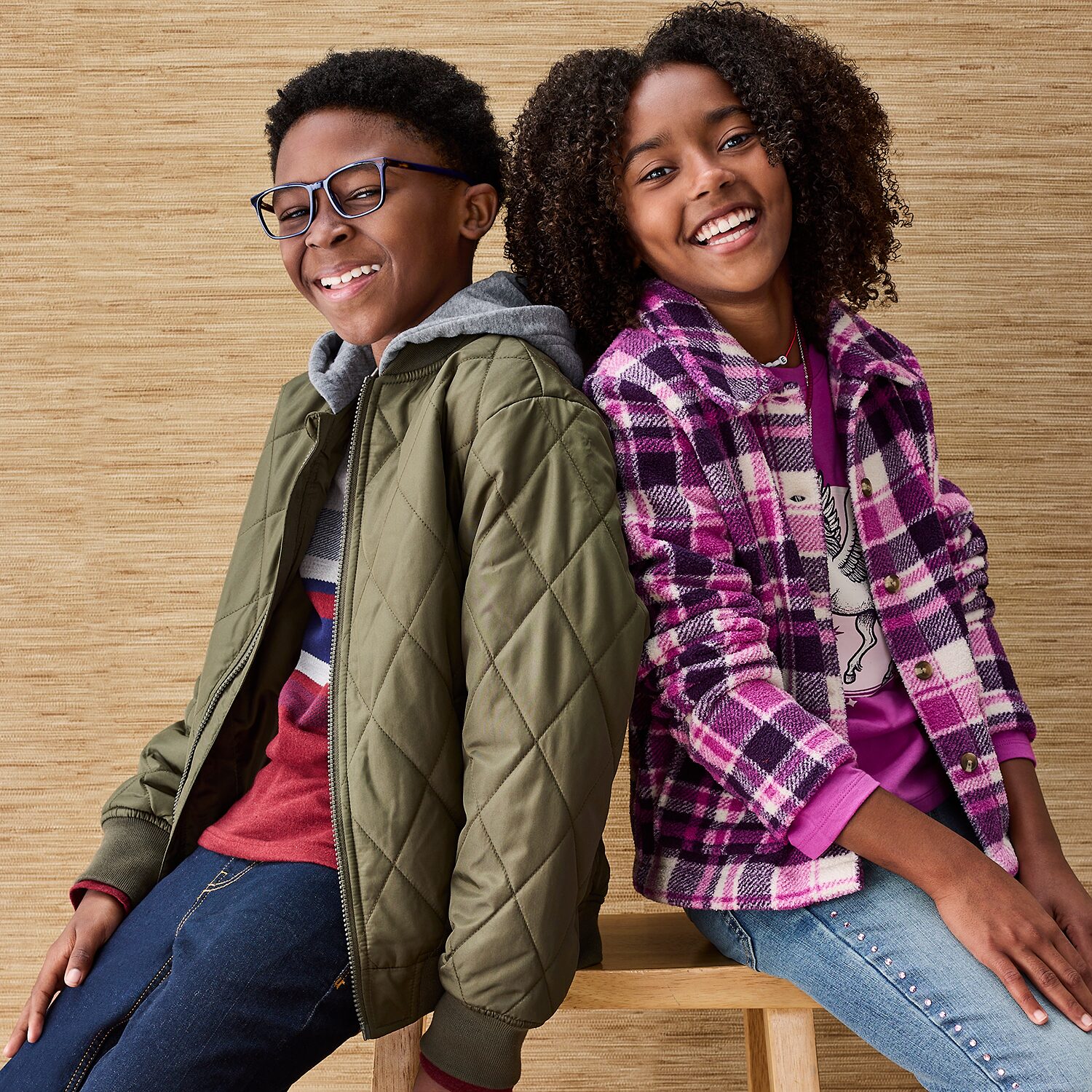 Thereabouts Little & Big Kid Boys Hooded Lightweight Bomber Jacket