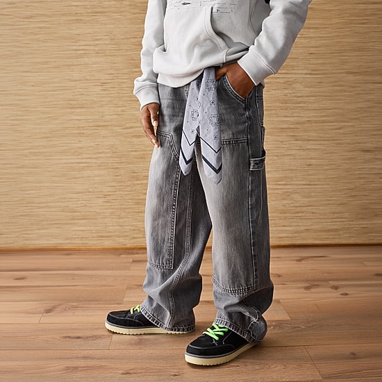 Thereabouts Little & Big Kid Boys Adjustable Waist Workwear Loose Fit Jean