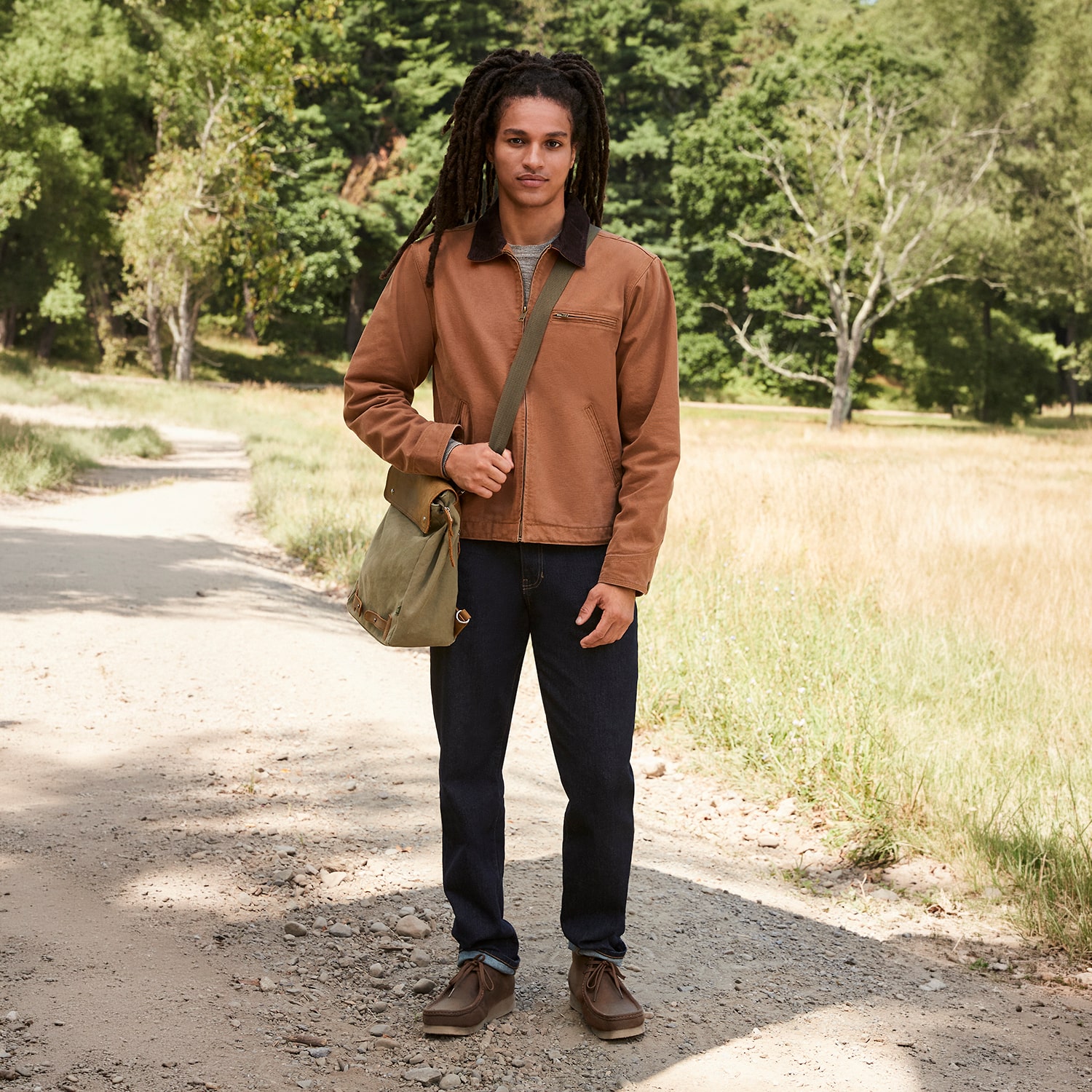 mutual weave Mens Lightweight Work Jacket