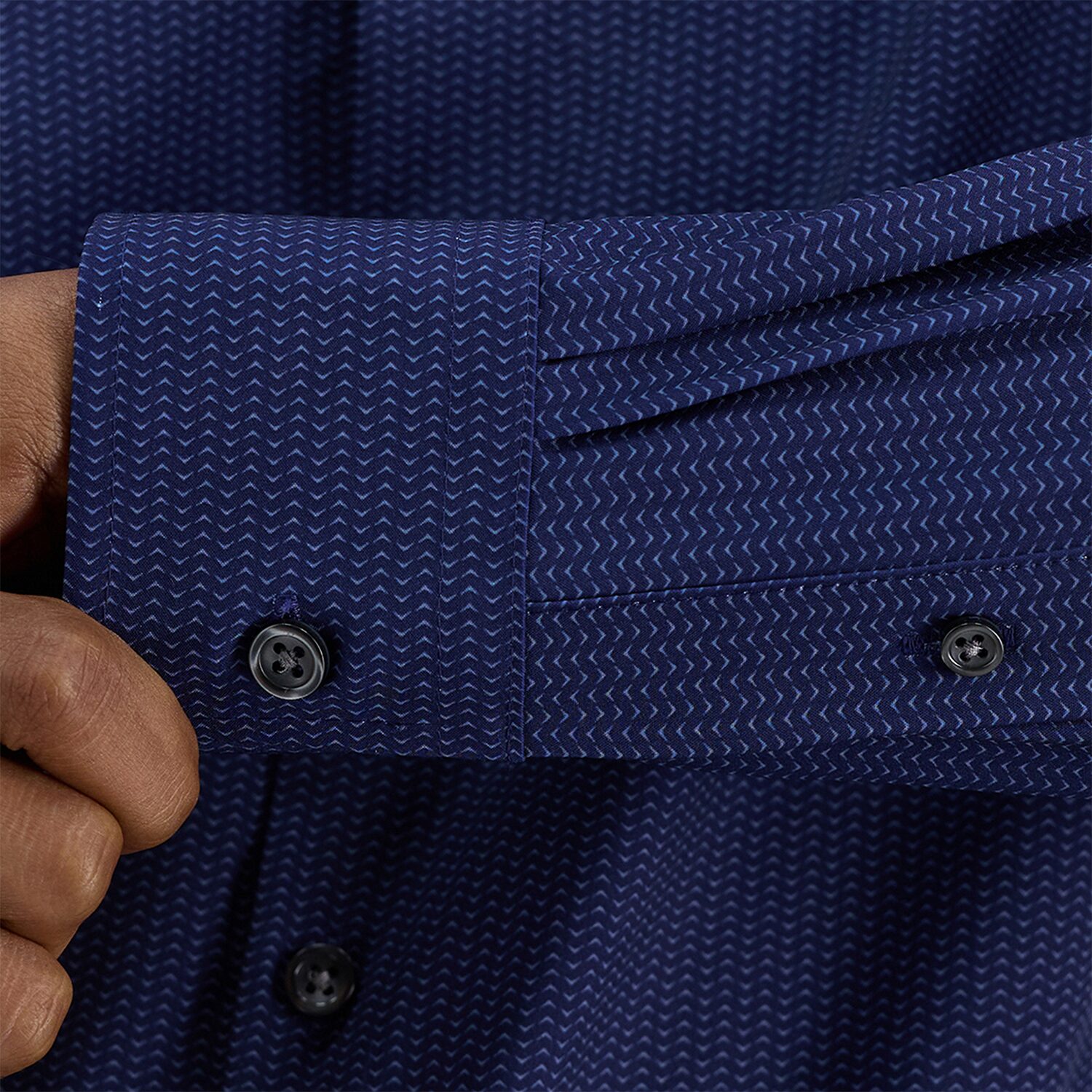 Haggar Smart Wash Mens Slim Fit Easy Care Long Sleeve Dress Shirt