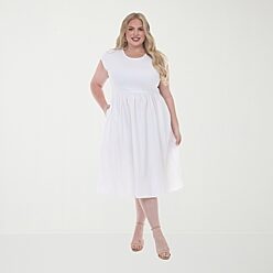 white dresses for fat ladies Plus Size Women SHOW
