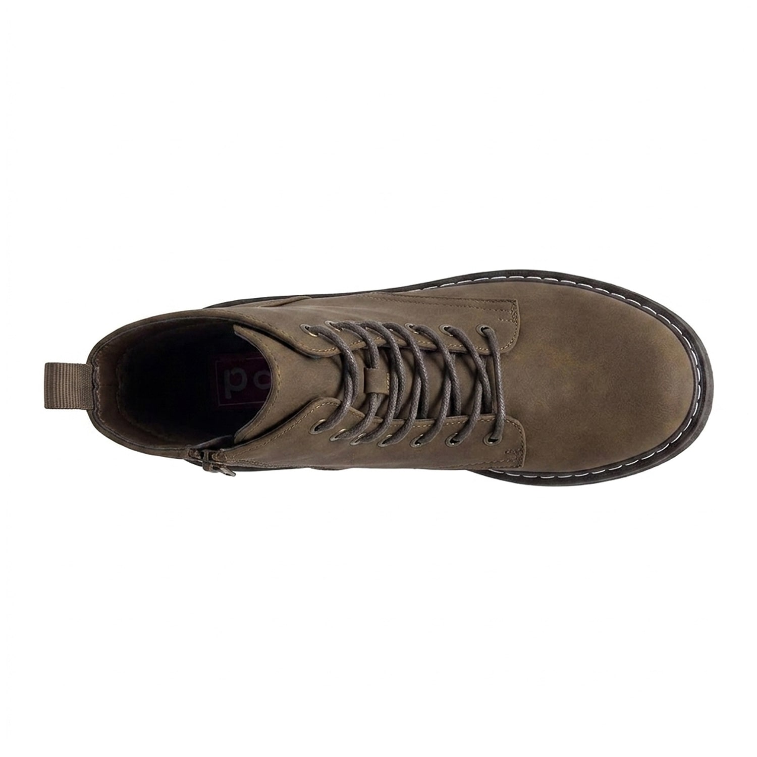 Pop Womens Rammi Flat Heel Combat Boots