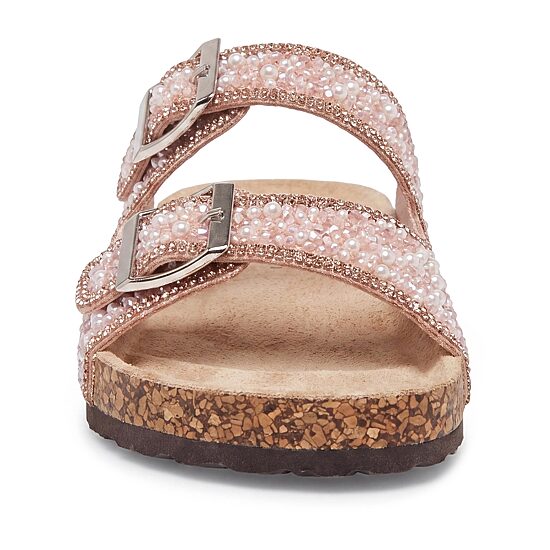 Pop Ranie Womens Adjustable Strap Footbed Sandals