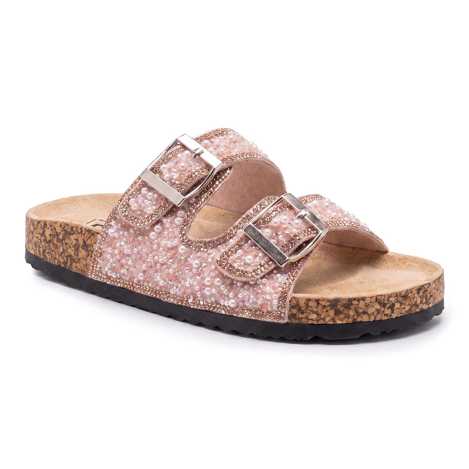 Pop Ranie Womens Adjustable Strap Footbed Sandals