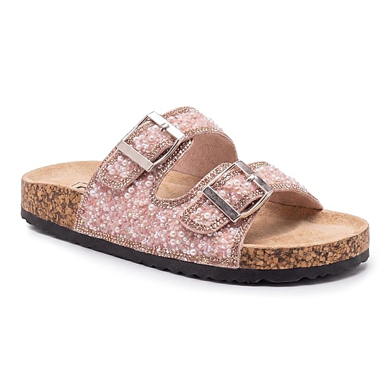 Pop Ranie Womens Adjustable Strap Footbed Sandals