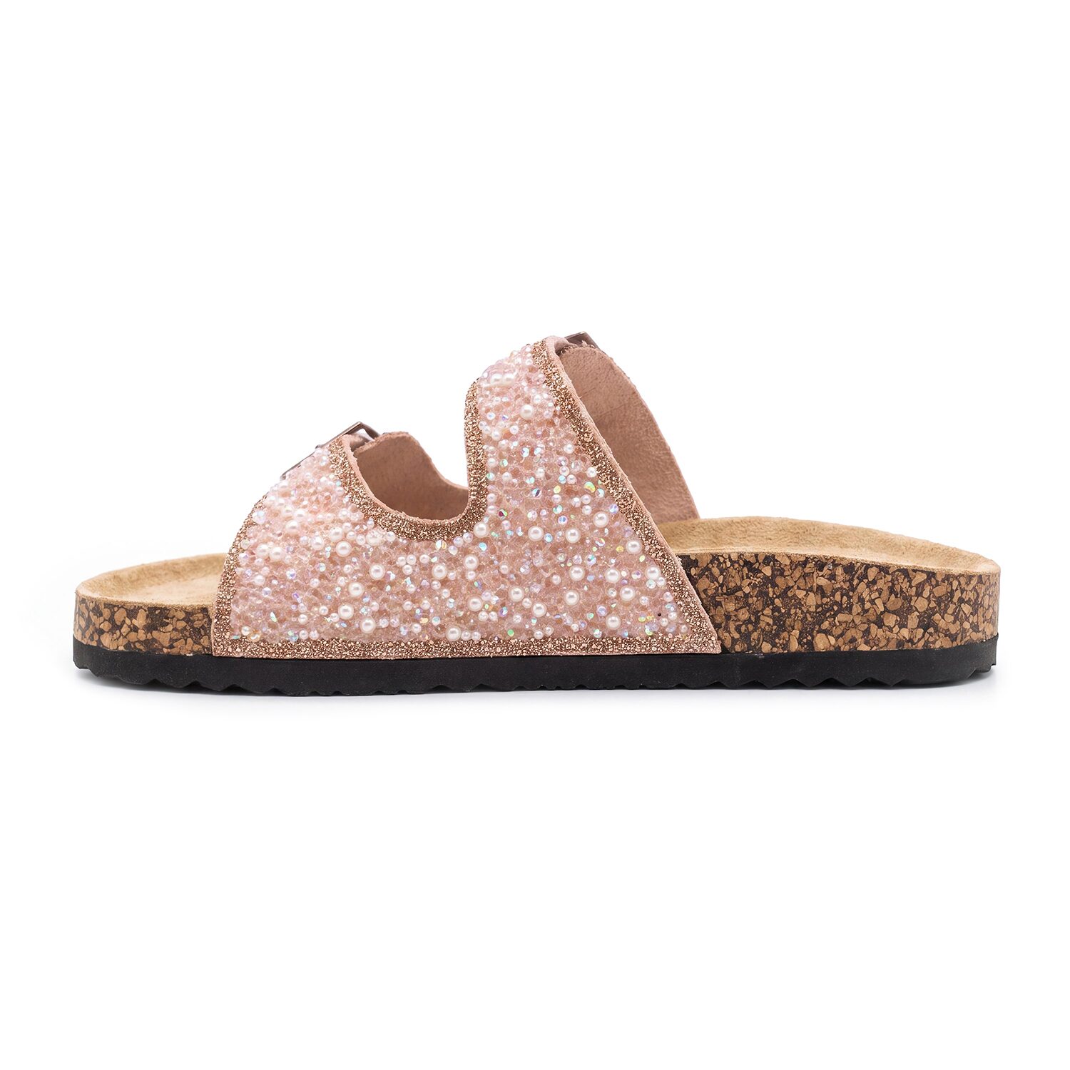 Pop Ranie Womens Adjustable Strap Footbed Sandals
