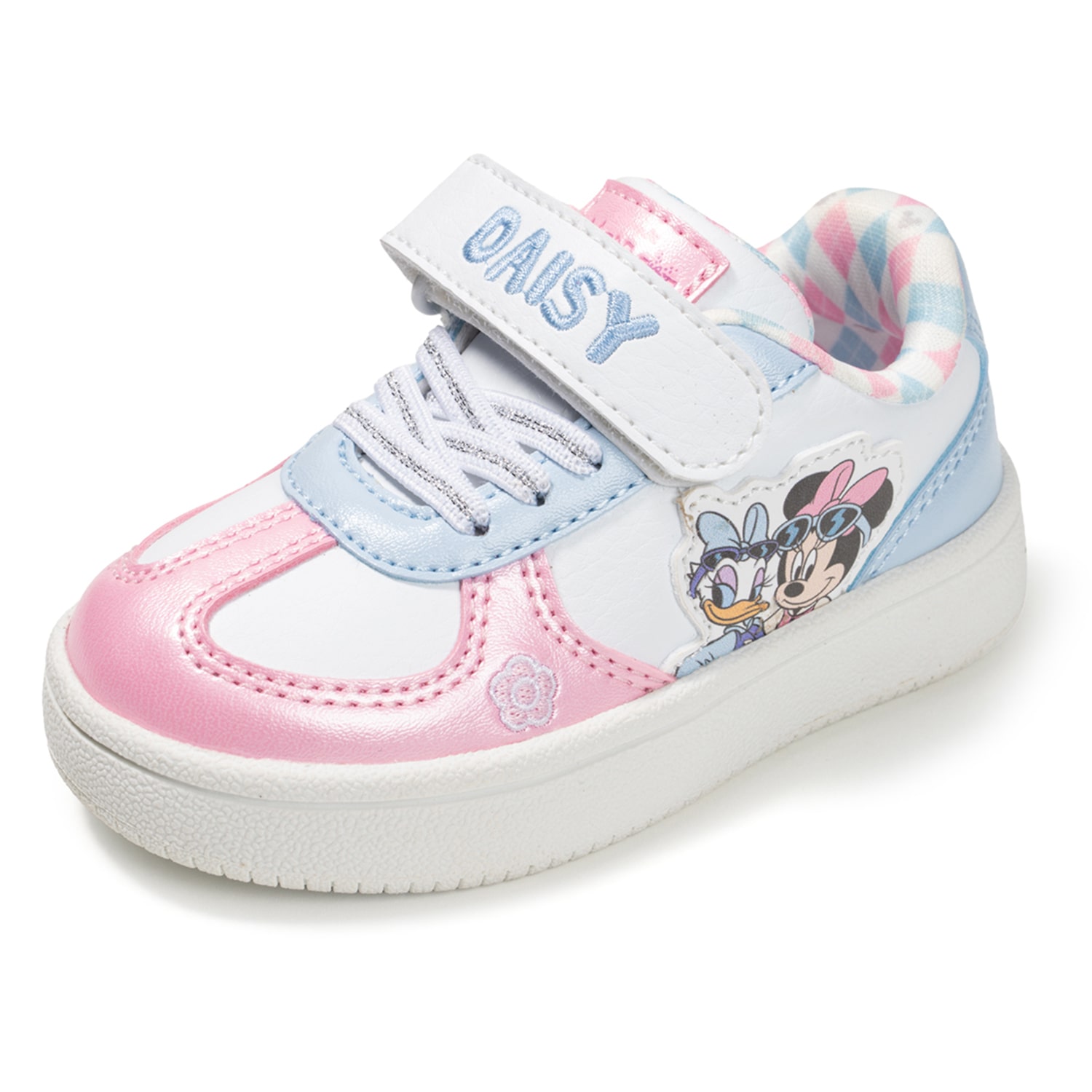 Disney Toddler Girls Minnie & Daisy Velcro Strap Sneakers